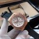 Perfect Replica Audemars Piguet Royal Oak Rose Gold Case Black Steel Bezel 44mm Men's Watch (6)_th.jpg